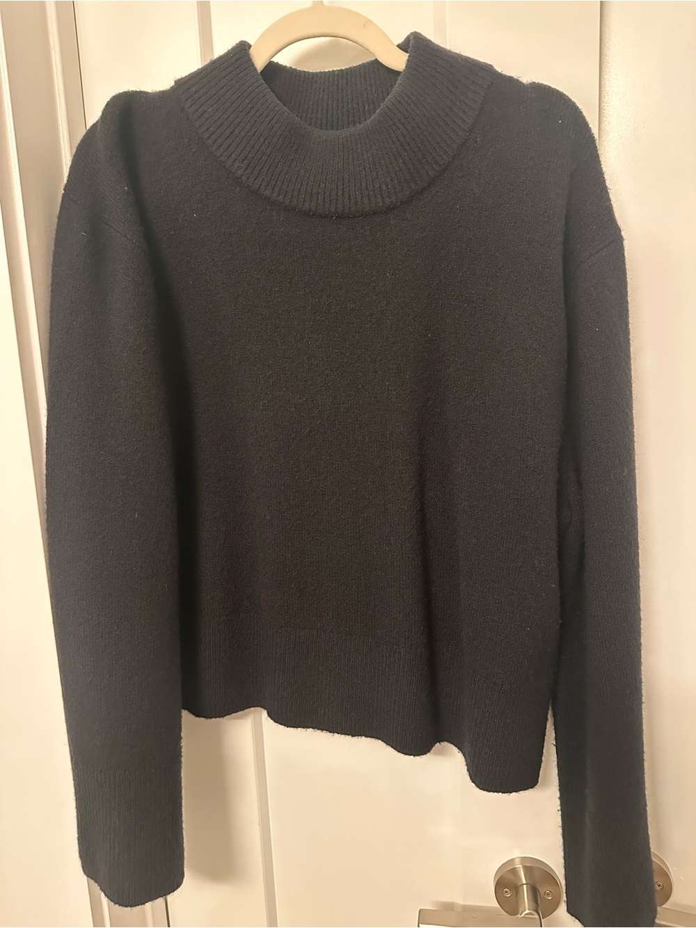 Jcrew Black Women's Crewneck Sweater
